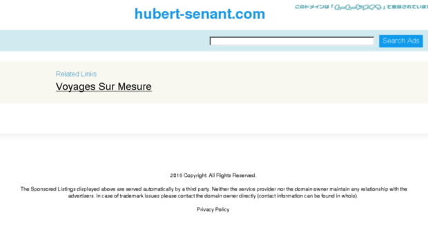 hubert-senant.com