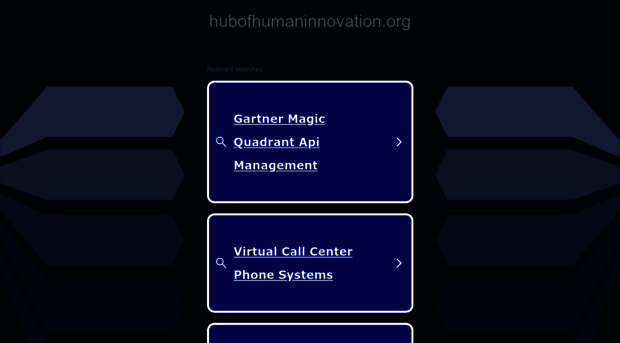 hubofhumaninnovation.org