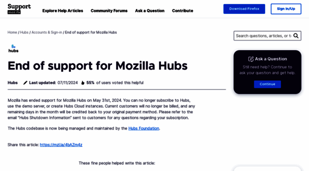 hubs.mozilla.com