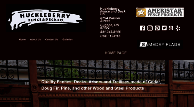 huckleberryfence.com