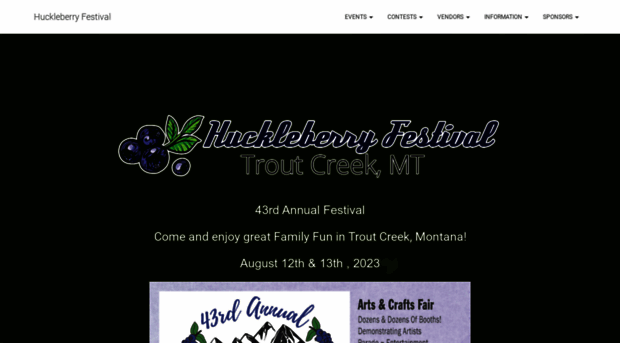 huckleberryfestival.com