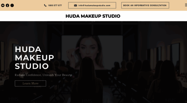hudamakeupstudio.com