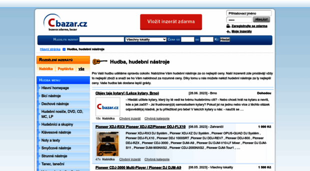 hudba.cbazar.cz