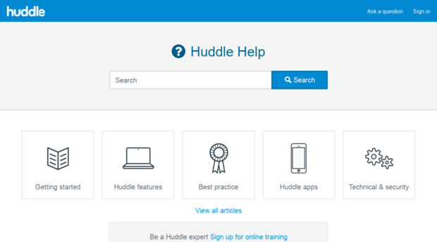 huddle.zendesk.com