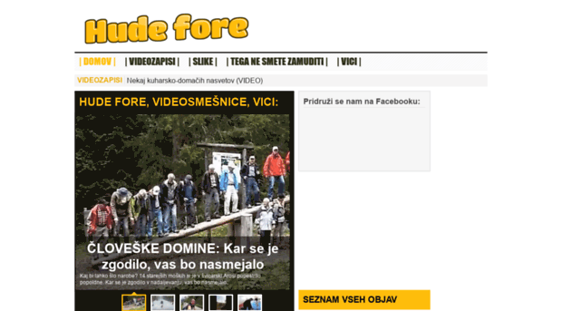 hude-fore.si