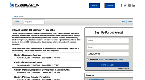 hudsonalpha.applicantpro.com