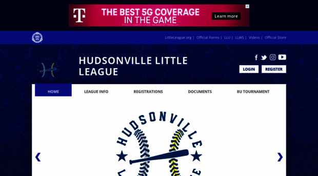hudsonvillelittleleague.com
