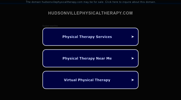hudsonvillephysicaltherapy.com