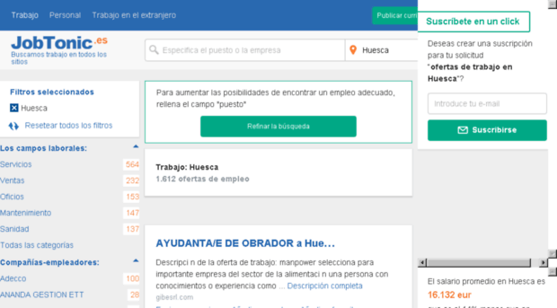 huesca.jobtonic.es