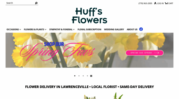 huffsflowerslawrenceville.com