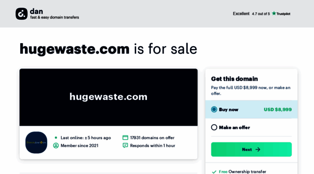 hugewaste.com