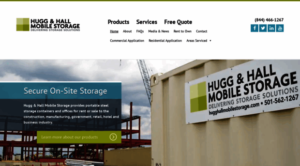 hugghallmobilestorage.com