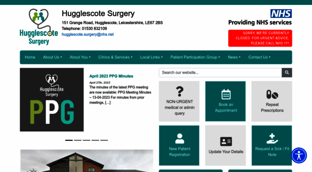 hugglescotesurgery.co.uk