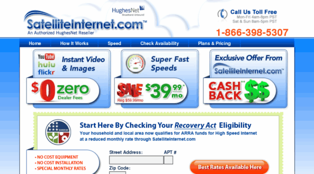 hughesnet.satelliteinternet.com