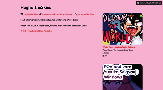 hughoftheskies.itch.io