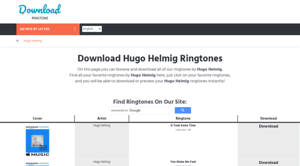 hugohelmig.download-ringtone.com