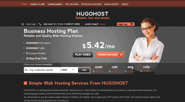 hugohost.com