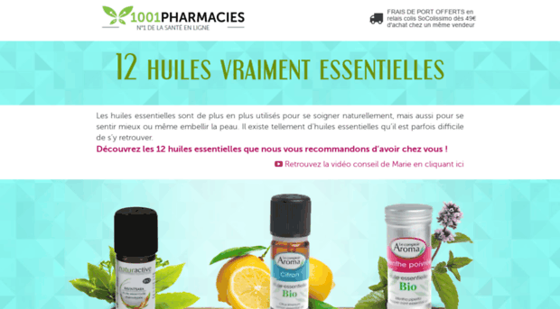 huiles-essentielles.1001pharmacies.com