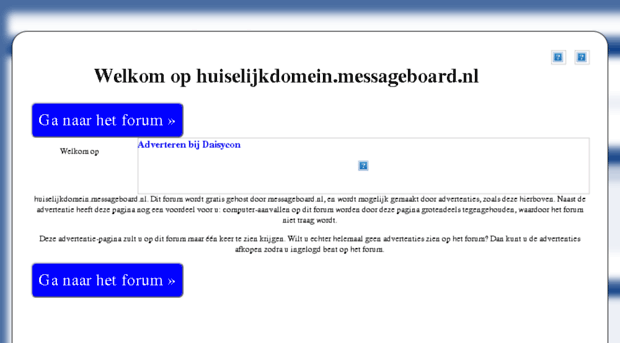 huiselijkdomein.messageboard.nl