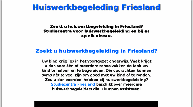 huiswerkbegeleiding-friesland.nl