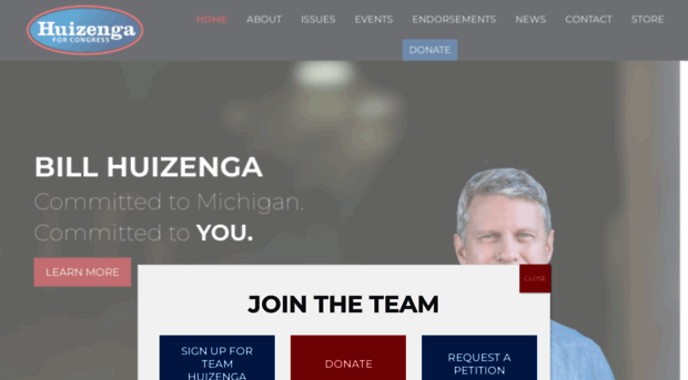 huizengaforcongress.com