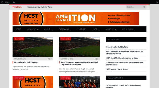 hullcitysupporterstrust.com