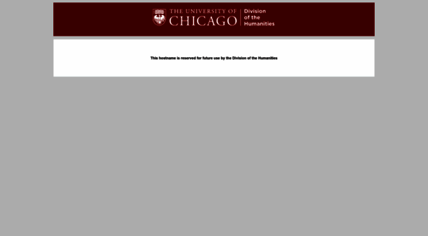 hum.uchicago.edu