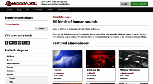 human.ambient-mixer.com