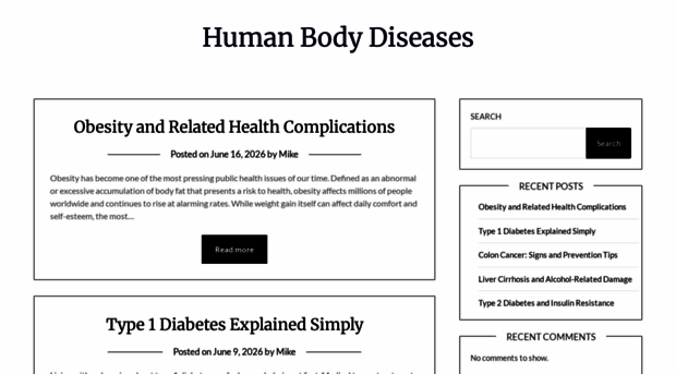humanbodydisease.com