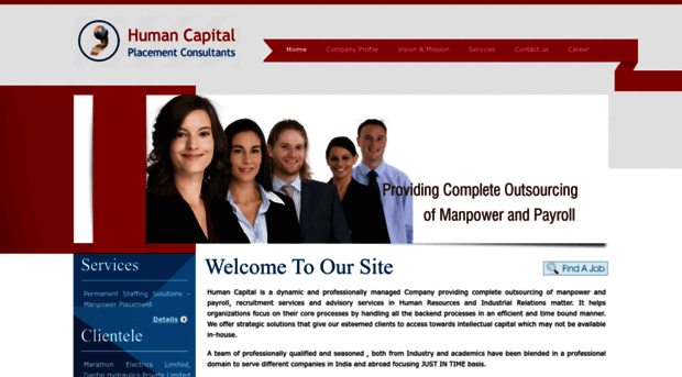 humancapitalplacementconsultants.com