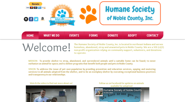 humanesocietynoblecounty.org