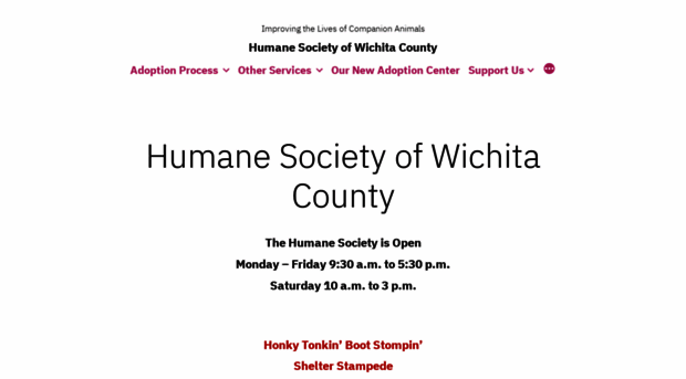 humanesocietyofwichitacounty.org