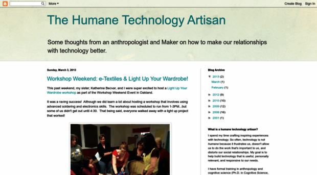 humanetechnologyartisan.blogspot.com