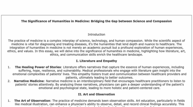 humanitiesinmedicine.org