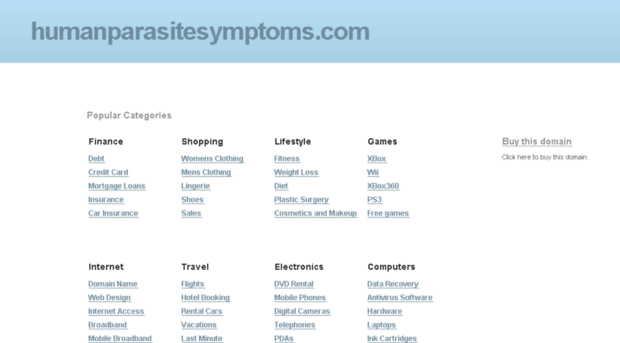 humanparasitesymptoms.com