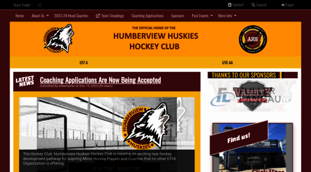 humberviewhuskies.com