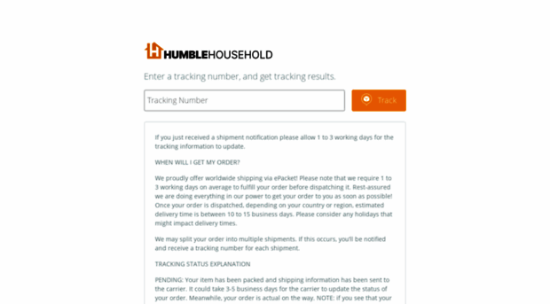 humblehousehold.aftership.com