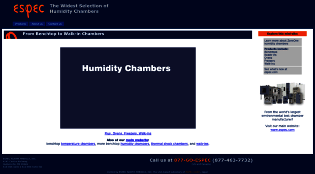 humiditychambers.com