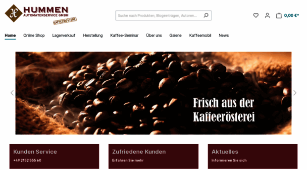 hummen-kaffee.de