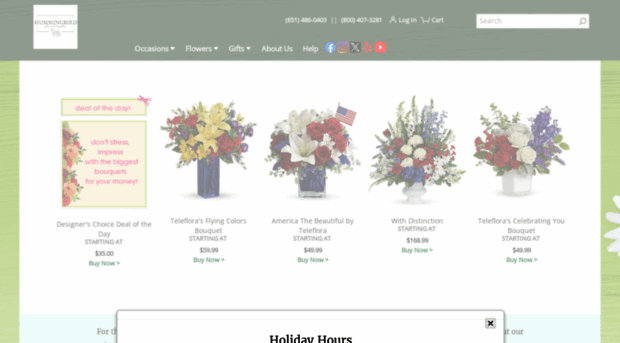 hummingbirdfloralandgifts.com