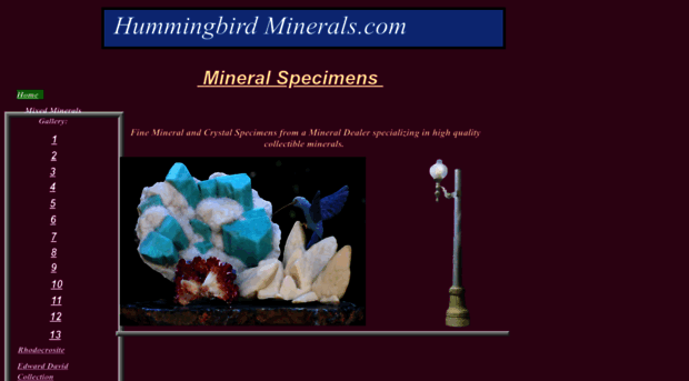 hummingbirdminerals.com