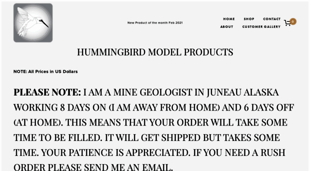 hummingbirdmodelproducts.com