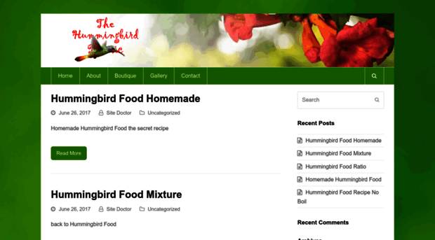 hummingbirdsfood.com