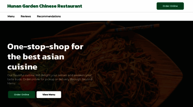 hunangardenchinese.com