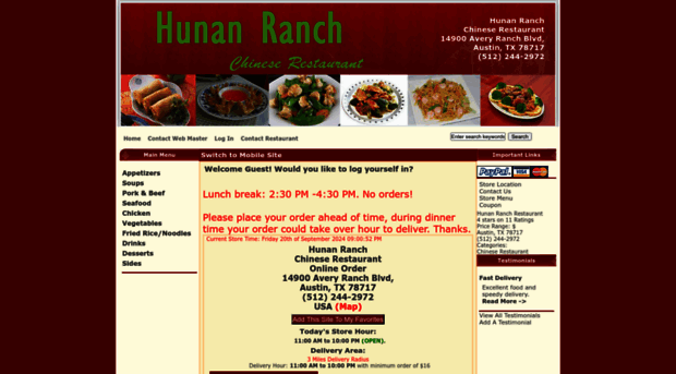 hunanranchtx.com