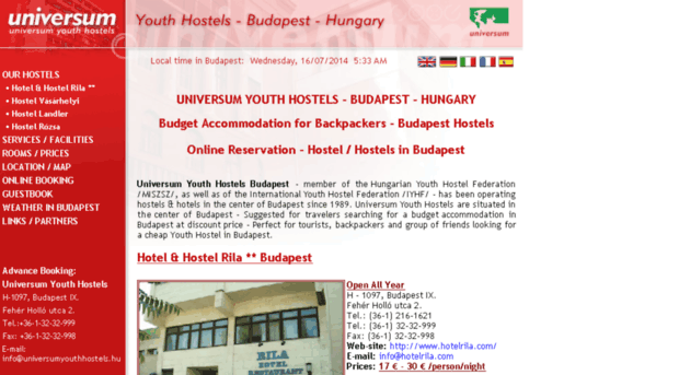 hungaryhostels.hu