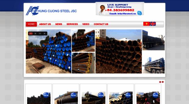 hungcuongsteel.com