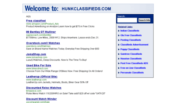 hunkclassifieds.com