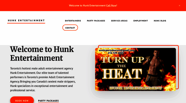 hunkentertainment.com