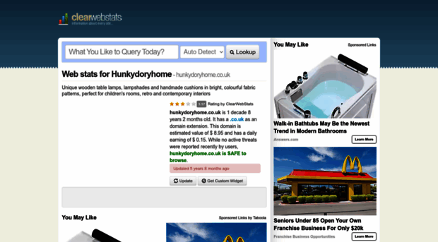 hunkydoryhome.co.uk.clearwebstats.com